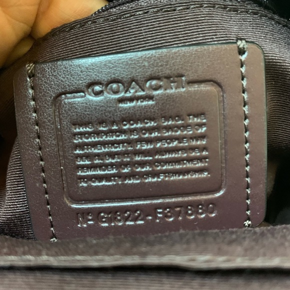 Coach Men's Black and Brown Backpack - Picture 8 of 9